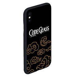 Чехол iPhone XS Max матовый Code Geass anime clouds, цвет: 3D-черный — фото 2