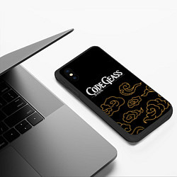 Чехол iPhone XS Max матовый Code Geass anime clouds, цвет: 3D-черный — фото 2