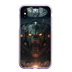 Чехол iPhone XS Max матовый Space marine machine