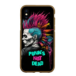 Чехол iPhone XS Max матовый Punks not dear