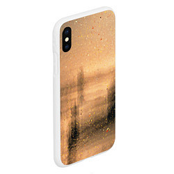 Чехол iPhone XS Max матовый Песочные тени, цвет: 3D-белый — фото 2