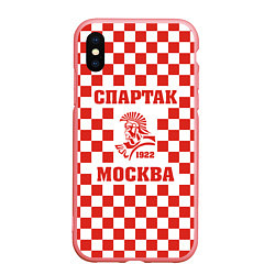 Чехол iPhone XS Max матовый FCSM - Спартак