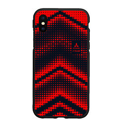 Чехол iPhone XS Max матовый Mitsubishi sign, цвет: 3D-черный