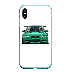 Чехол iPhone XS Max матовый BMW Liberty Walk, цвет: 3D-мятный