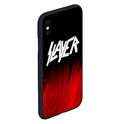 Чехол iPhone XS Max матовый Slayer red plasma, цвет: 3D-черный — фото 2