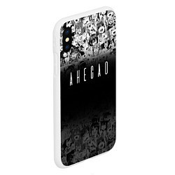 Чехол iPhone XS Max матовый С аниме ахегао, цвет: 3D-белый — фото 2