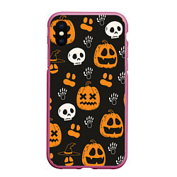 Чехол iPhone XS Max матовый Holiday halloween