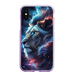 Чехол iPhone XS Max матовый Galactic lion