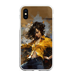 Чехол iPhone XS Max матовый Michael Jackson - Billie Jean