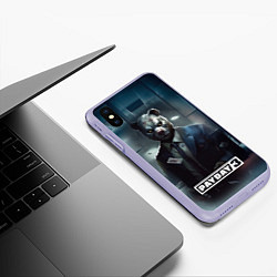 Чехол iPhone XS Max матовый Payday 3 bear, цвет: 3D-светло-сиреневый — фото 2