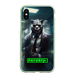 Чехол iPhone XS Max матовый Payday 3 crazy bear