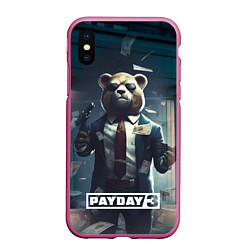 Чехол iPhone XS Max матовый Payday 3 bear