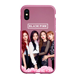 Чехол iPhone XS Max матовый Blackpink girls