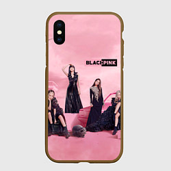 Чехол iPhone XS Max матовый Blackpink poster