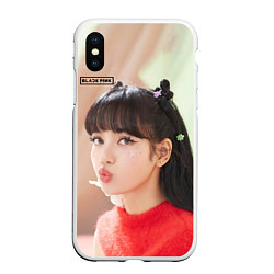 Чехол iPhone XS Max матовый Blackpink Lisa, цвет: 3D-белый