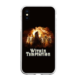 Чехол iPhone XS Max матовый Within Temptation space