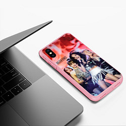 Чехол iPhone XS Max матовый Выступление Блэкпинк, цвет: 3D-баблгам — фото 2