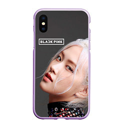 Чехол iPhone XS Max матовый Blackpink Rose gray