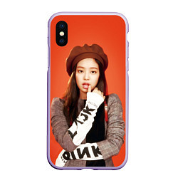 Чехол iPhone XS Max матовый Blackpink Jennie in beret