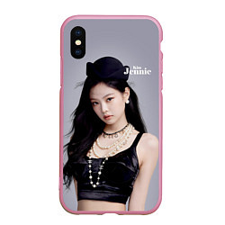 Чехол iPhone XS Max матовый Blackpink Lady Jennie Kim