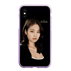 Чехол iPhone XS Max матовый Blackpink Jennie sportswoman