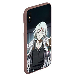 Чехол iPhone XS Max матовый Suzuya Juuzou, цвет: 3D-коричневый — фото 2