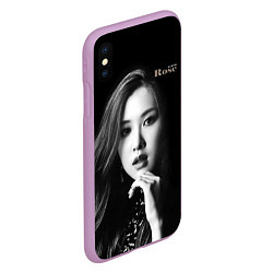 Чехол iPhone XS Max матовый Blackpink Rosanna Park Chae-hyun, цвет: 3D-сиреневый — фото 2