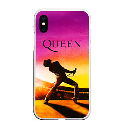 Чехол iPhone XS Max матовый Queen Фредди Меркьюри