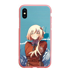 Чехол iPhone XS Max матовый Sweet Chisato Nishikigi - Lycoris Recoil