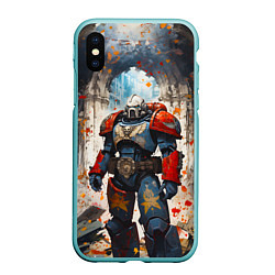 Чехол iPhone XS Max матовый Космодесант - Warhammer 40k