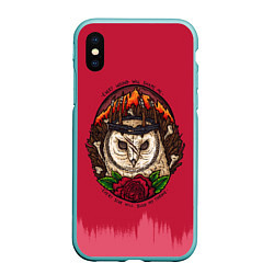 Чехол iPhone XS Max матовый Bring Me The Horizon Owl