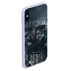 Чехол iPhone XS Max матовый Бигсити мк, цвет: 3D-светло-сиреневый — фото 2