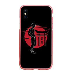 Чехол iPhone XS Max матовый Муген - Samurai Champloo