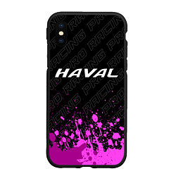 Чехол iPhone XS Max матовый Haval pro racing: символ сверху