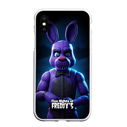 Чехол iPhone XS Max матовый Five Nights at Freddys Bonnie