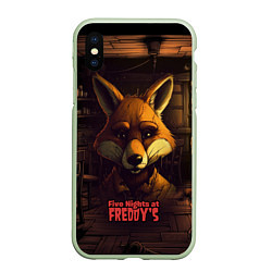 Чехол iPhone XS Max матовый Five Nights at Freddys Mangle