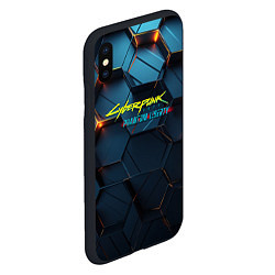 Чехол iPhone XS Max матовый Phantom liberty logo, цвет: 3D-черный — фото 2