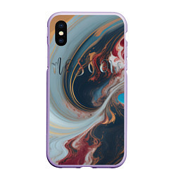 Чехол iPhone XS Max матовый Москва палитра