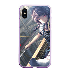 Чехол iPhone XS Max матовый Touhou Project Сакуя Izayoi