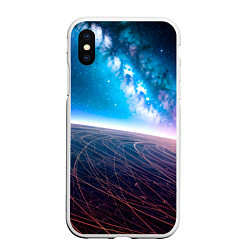 Чехол iPhone XS Max матовый Удивительный млечный путь