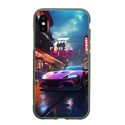 Чехол iPhone XS Max матовый Forza Horizon game