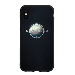 Чехол iPhone XS Max матовый Starfield lost in spaсe