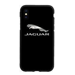 Чехол iPhone XS Max матовый Jaguar sport brend