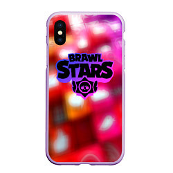 Чехол iPhone XS Max матовый Brawl stars network