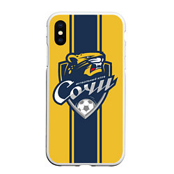 Чехол iPhone XS Max матовый FC Sochi - Сочи