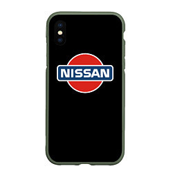 Чехол iPhone XS Max матовый Nissan auto