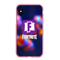 Чехол iPhone XS Max матовый Epic game fortnite