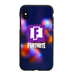 Чехол iPhone XS Max матовый Epic game fortnite