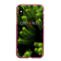 Чехол iPhone XS Max матовый God of war scandinavia