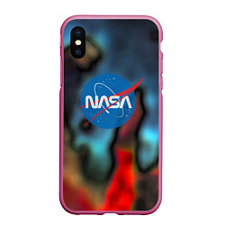 Чехол iPhone XS Max матовый Nasa space star collection